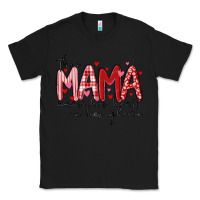 Black this mama wears her heart on her gleeve Classic Tee - MaliasSmallBusiness