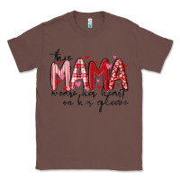 Chestnut this mama wears her heart on her gleeve Classic Tee - MaliasSmallBusiness
