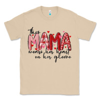 Mushroom this mama wears her heart on her gleeve Classic Tee - MaliasSmallBusiness