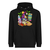 Black beach gnome Heavyweight Hoodie - texasbilliewilder