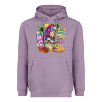 Lavender beach gnome Heavyweight Hoodie - texasbilliewilder
