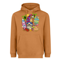 Meerkat beach gnome Heavyweight Hoodie - texasbilliewilder