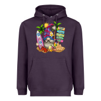 Plum beach gnome Heavyweight Hoodie - texasbilliewilder