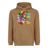 Toasted Coconut beach gnome Heavyweight Hoodie - texasbilliewilder