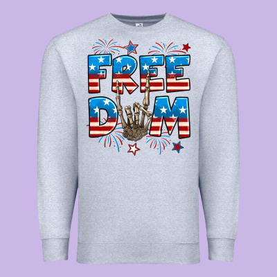 Freedom Rock Hand Premium Sweatshirt Designed By Neo Western