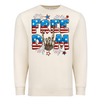 Sandshell Freedom rock hand Premium Sweatshirt - Neo Western
