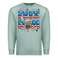 Seafoam Freedom rock hand Premium Sweatshirt - Neo Western