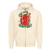 Sandshell emotional support Zipper Hoodie - MaliasSmallBusiness