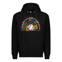 Black baseball rainbow Premium Hoodie - Artiststas
