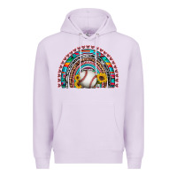 Lilac baseball rainbow Premium Hoodie - Artiststas