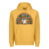 Mustard baseball rainbow Premium Hoodie - Artiststas
