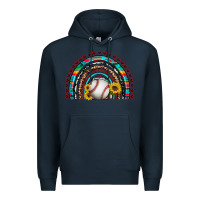 Navy baseball rainbow Premium Hoodie - Artiststas