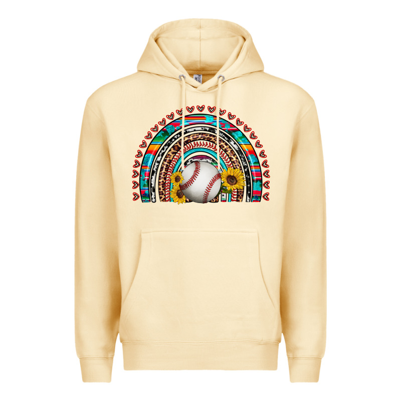 Baseball Rainbow Premium Hoodie by Artiststas | Teevron