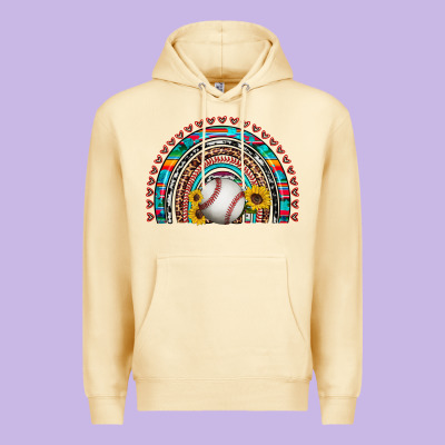 Baseball Rainbow Premium Hoodie Designed By Artiststas
