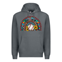 Rock baseball rainbow Premium Hoodie - Artiststas