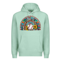 Seafoam baseball rainbow Premium Hoodie - Artiststas
