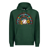 Sports Green baseball rainbow Premium Hoodie - Artiststas