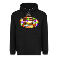 Black Christmas football Heavyweight Hoodie - RanaPortraitStore