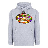 Heather Grey Christmas football Heavyweight Hoodie - RanaPortraitStore