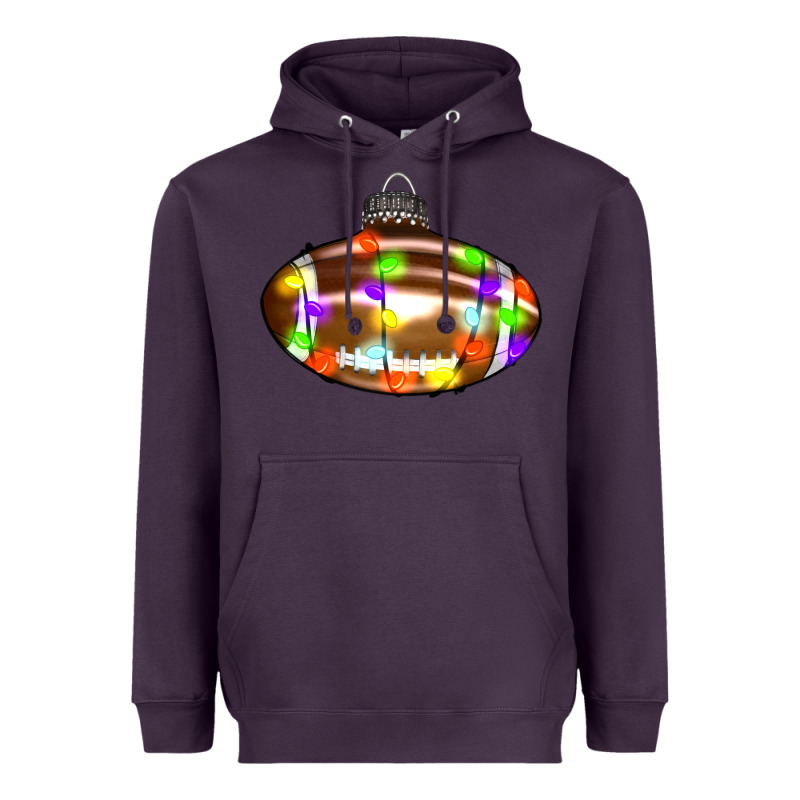 Christmas Football Heavyweight Hoodie by RanaPortraitStore | Teevron