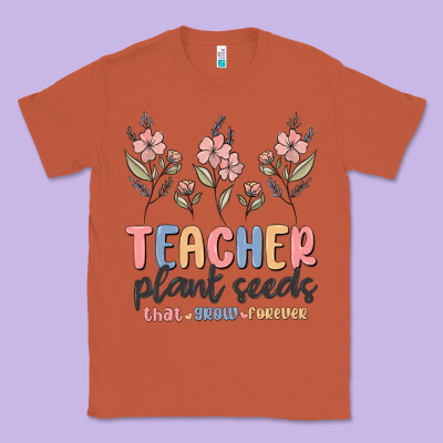 Classic Tee teacher plant seeds that grow forever