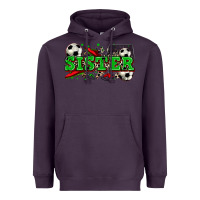 Plum sister soccer Heavyweight Hoodie - Zillion Design Studio