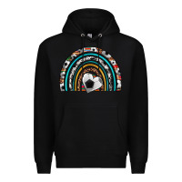 Black soccer rainbow Premium Hoodie - Artiststas