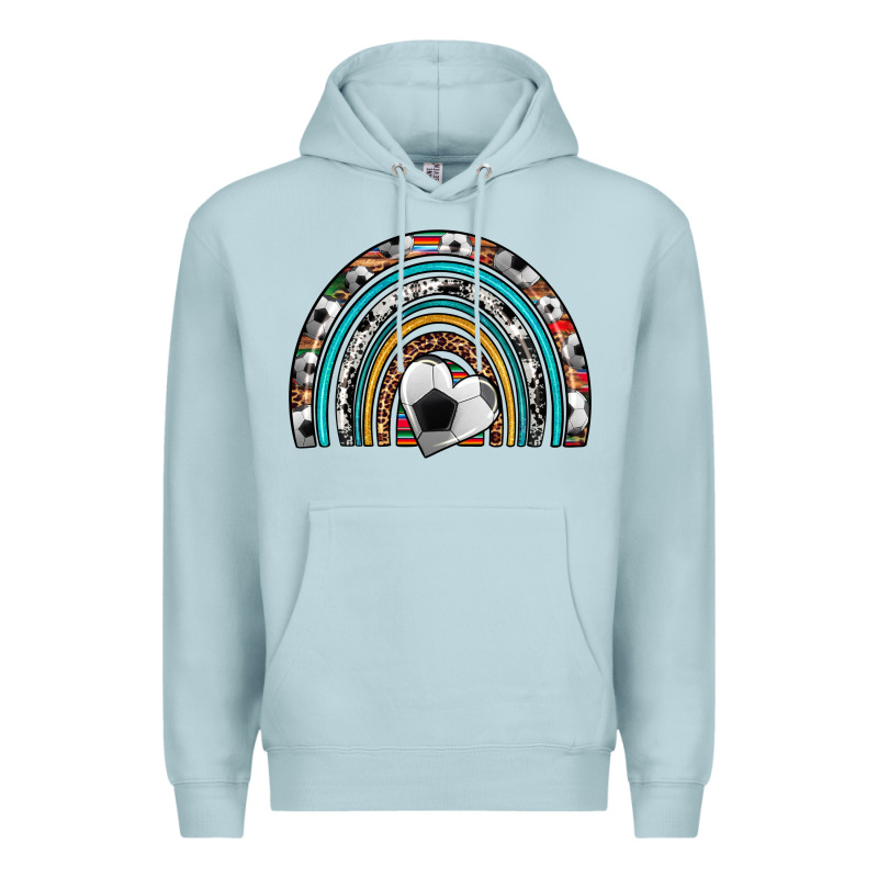 Soccer Rainbow Premium Hoodie by Artiststas | Teevron