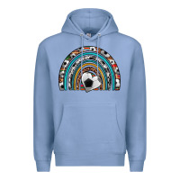 Colony Blue soccer rainbow Premium Hoodie - Artiststas
