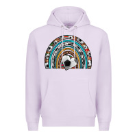 Lilac soccer rainbow Premium Hoodie - Artiststas