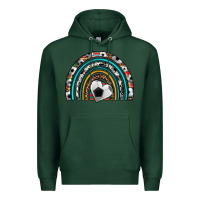 Sports Green soccer rainbow Premium Hoodie - Artiststas