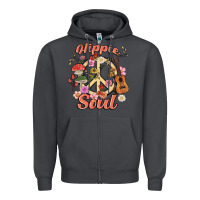 Smoke hippie soul Zipper Hoodie - MaliasSmallBusiness