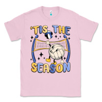 Bubblegum Pink tis the season volleyball Classic Tee - MaliasSmallBusiness
