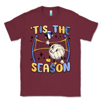 Burgundy tis the season volleyball Classic Tee - MaliasSmallBusiness