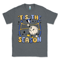 Charcoal Heather tis the season volleyball Classic Tee - MaliasSmallBusiness