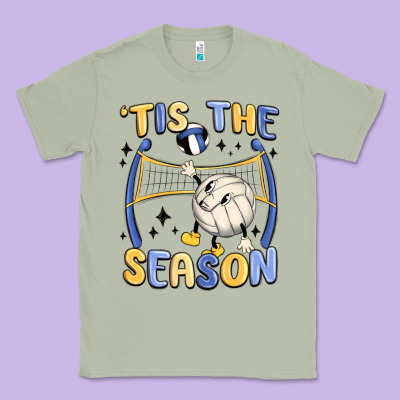 Classic Tee tis the season volleyball