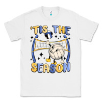 White tis the season volleyball Classic Tee - MaliasSmallBusiness