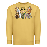 Antique Gold i put out for santa Premium Sweatshirt - CowhideDigitalArt