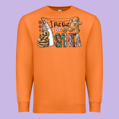 I Put Out For Santa Premium Sweatshirt Designed By Cowhidedigitalart
