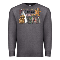 Charcoal Heather i put out for santa Premium Sweatshirt - CowhideDigitalArt