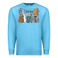 Ocean Blue i put out for santa Premium Sweatshirt - CowhideDigitalArt