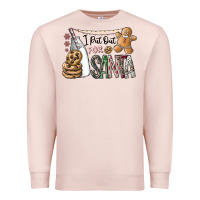 Pale Pink i put out for santa Premium Sweatshirt - CowhideDigitalArt
