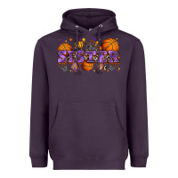 Plum sister basketball Heavyweight Hoodie - Zillion Design Studio