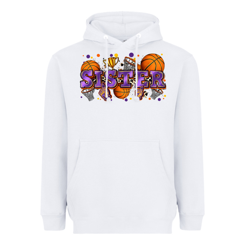 Sister Basketball Heavyweight Hoodie by Zillion Design Studio | Teevron