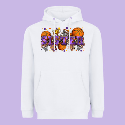 Sister Basketball Heavyweight Hoodie Designed By Zillion Design Studio