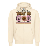 Sandshell im just out here trusting god Zipper Hoodie - MaliasSmallBusiness