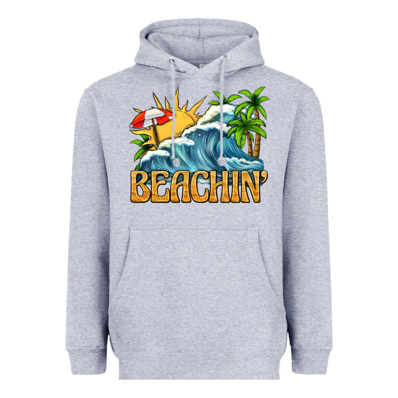 Beachin Heavyweight Hoodie by texasbilliewilder | Teevron