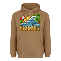 Toasted Coconut beachin Heavyweight Hoodie - texasbilliewilder