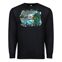 Black summer vibes Premium Sweatshirt - SublimationCraftShop