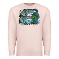 Pale Pink summer vibes Premium Sweatshirt - SublimationCraftShop